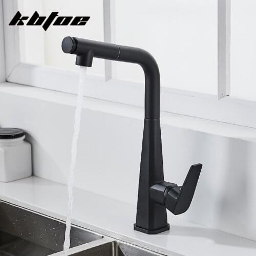 KBTOE Black Kitchen Faucets
