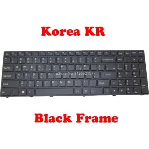 Laptop KR Keyboard For HANSUNG For SPARQ U54G For ForceRecon 2857 2877 WA50SHQ Black/White