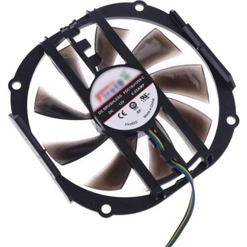 2pcs 95mm 4gb 2048SP GPU Cooler Cooling Fan for Yeston RX480 570 580 Graphics Card Fan