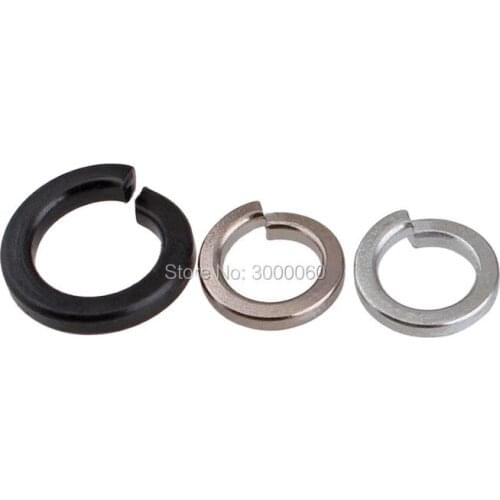 M2 M2.5 M3 M3.5 M4 M5 M6 M8 Zinc/Nickel Plated Steel Spring Gasket Spring Lock Washer 1000pcs/lot