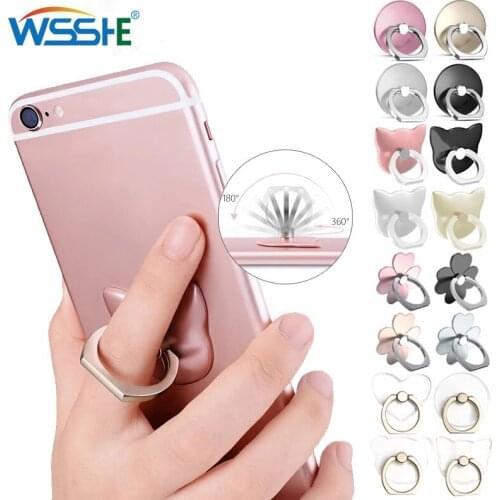 Fashion Finger Ring Holder Stand for Mobile Phone Tablet pc Car Mount Stand Smartphone Stand Universal Phone Round Ring Holder