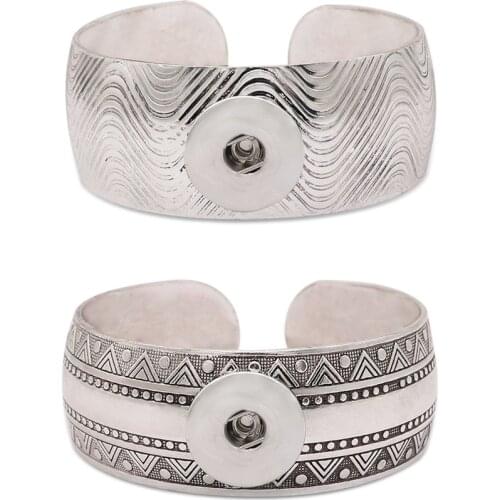 2021 NEW Metal 18mm Snap button bangle TP6165