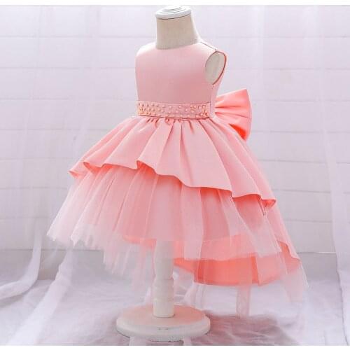 Summer Dress for Girl Baby Baptism Gown 1st Year Birthday Dress Party Wedding Girl Baby Clothing Toddler Clothes Infant Vestidos