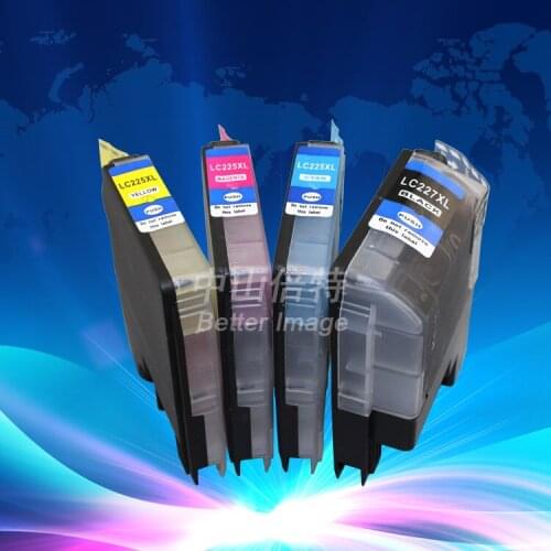 INK WAY Full set NON-OEM LC227XL LC225XL Ink Cartridges for Brother MFC-J4620DW, MFC-4625DW etc