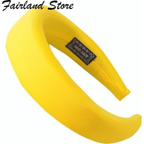 Fairland Simple Fashion Velvet Pink Green Colorful Leopard Print Headbands Baroque Padded Thick Women Girls Party Crown Headwear