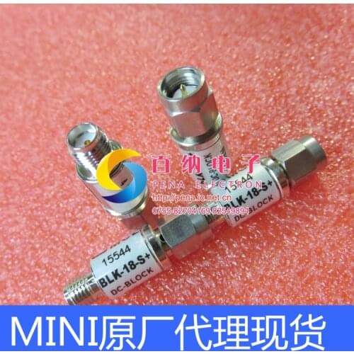 RF Microwave Isolator of MINI BLK-18-S+ 0.01-18GHz SMA DC Blocker