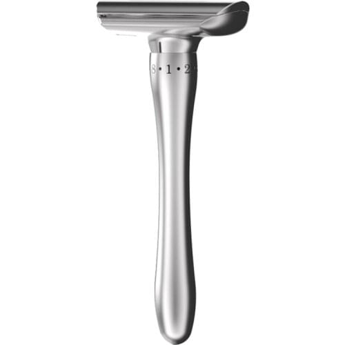 1-8 Files Adjustable Double Edge Safety Razors Classic Manual Shaver Long Handle Wet Shaving Magnetic Adsorption Design