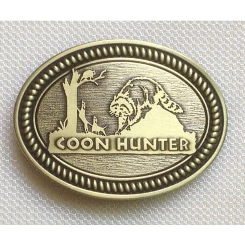 The Coon Hunter Belt Buckle SW-BY193 brand new condition with continous stock