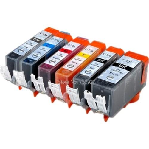 Compatible ink Cartridge PGI-725 CLI-726 PGI725xl CLI726 For Canon MG6170 MG6270 MG8170 MG8270 MG5170 MG5270 printer