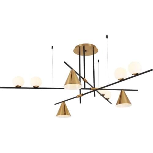 Northern European-Style Living Room Lights Creative Chandelier Minimalist Modern Restaurant Art Design Clothing Store Lamps