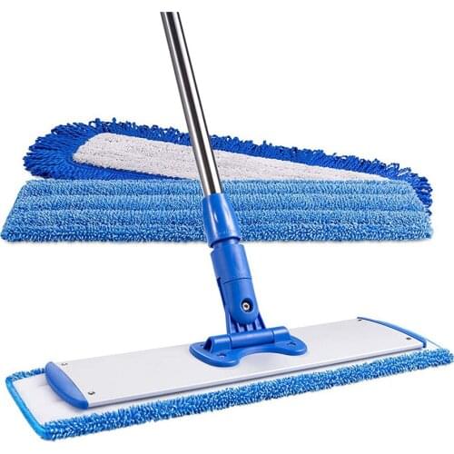 Universal Washable Dry Wet Mopping Pads Replacement Microfiber Mop Cloths for 40-45cm Sticky Flat Mop Cloth