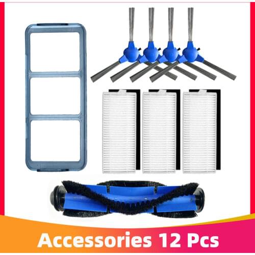 Washable Main Side Brush Pre-Filter for Anker Eufy BoostIQ RoboVac 11S (Slim) Robot Vacuum Cleaner Spare Parts