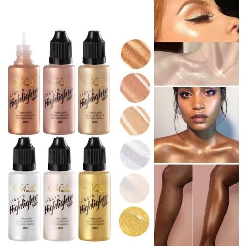 20ml High gloss liquid repairing volume brightening liquid eye shadow polarized light water light body highlight not smudge