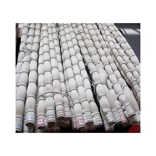 1kg high quality violin/cello bow hair Mongolia white horse hair 80-85cm