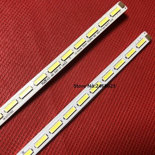1set=10pcs 100% ORIGINAL For LG lnnotek 55inch 7020pkg EMC 40EA R/L-TYPE REV0.0 74.55t21.001 58.55t21.002 LED strip