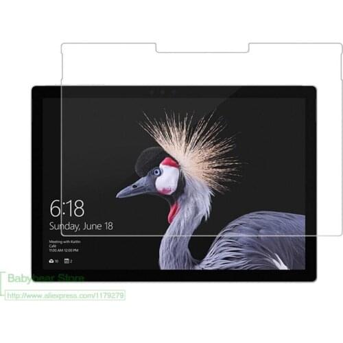 2017 New Surface Pro5 9H Tempered Glass For Microsoft Surface Pro 5 Table Clear Protector Film Real Glass Screen Protector