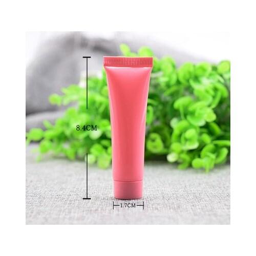 50pcs/lot 15ml Refillable Bottles Empty Clear/yellow/blue/red Tube Cosmetic Cream Lotion Containers Makeup Tools