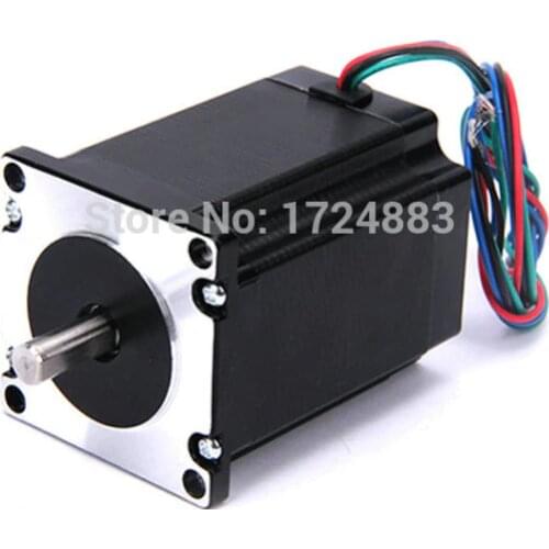 57 Stepper motor 18 Step angle 5718HB3/57BYGH34 2.3N.m NEMA23 76MM length D type M8 shaft length 20mm