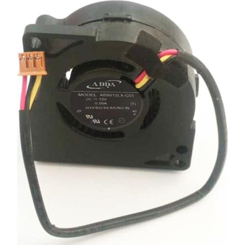 ADDA AB5012LB-C03 5020 5cm 50mm DC 12V 0.09A centrifugal turbo blower fan projector cooling fan