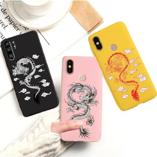 HOT Dragon Painted Case For huawei p30 p30 lite p20 pro mate 30 20 pro 30 lite honor 20 10 9 8X lite
