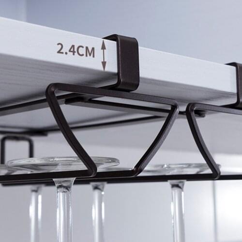 Wine Glass Holder Under Cabinet Organization and Storage for Kitchen Decor FPing