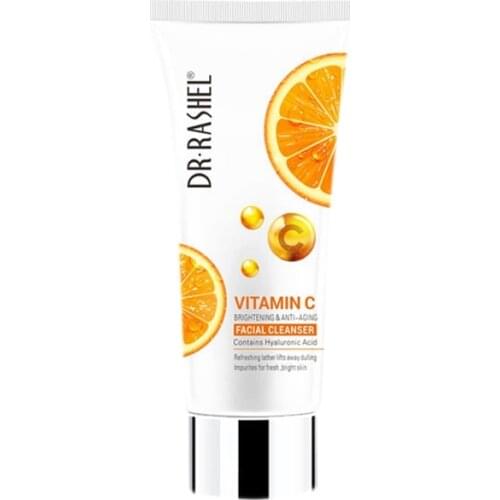 DR.RASHEL Natural Vitamin C Nourishing Repair Facial Cleanser Skin Care Whitening Moisturizing Shrinking Face Washing Product