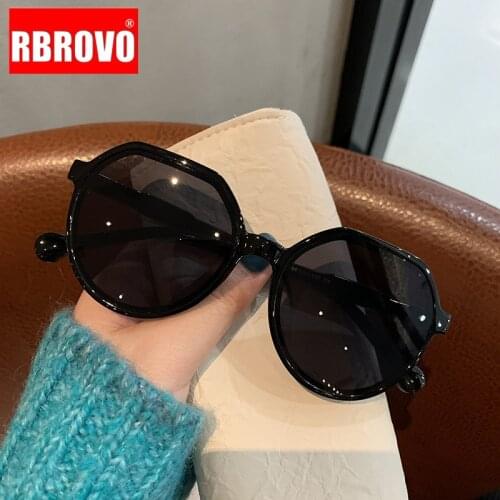 RBROVO 2021 Round Sunglasses Women Cateye Eyeglasses Luxury Brand Glasses for Girl Vintage Shades for Women Wholesale UV400