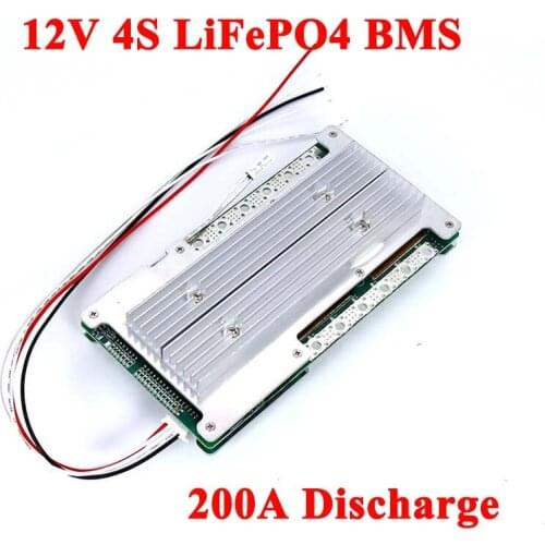 12V 4S BMS 3.2V LiFePO4 Lithium Battery pack 60A 100A 150A 200A for Energy Storage solar system PCB With Balance