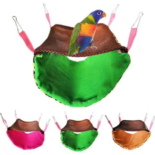 New Large Pet Birds Hamster Hanging House Small Animals Squirrel Cotton Hammock Beds Nesters Double Layer Rat Squirrel Warm Hous
