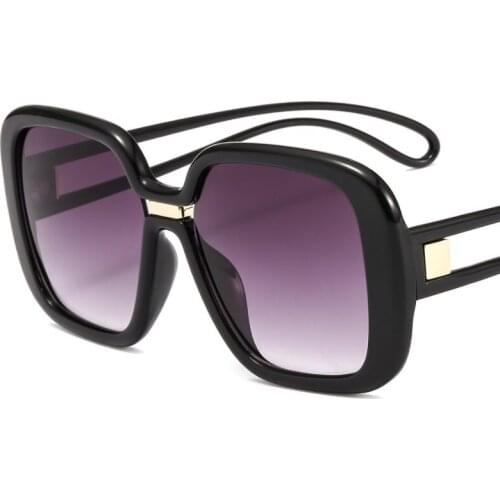 New Oversize Fashion Sunglasses Women Stylish Designer Sun Glasses Square Colorful Eyewear