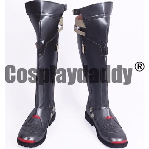 OW Blackwatch Heroes Gabriel Reyes Reaper Skin Game Cosplay Shoes Boots S008