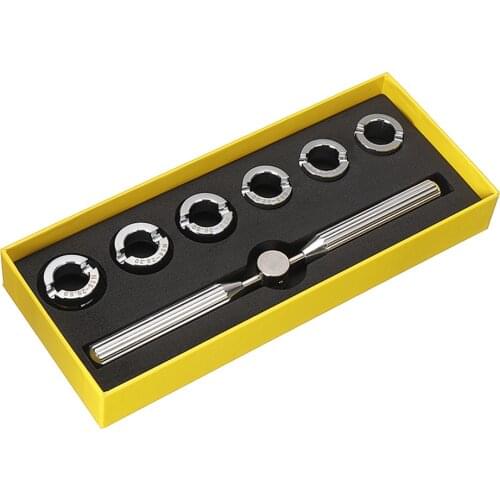 Professional Watch Repair Tools Kit Wrench Grooved Chucks Watches Back Opener Back Remover for Rolex Tudor