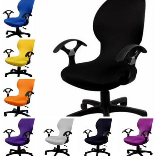 Spandex computer chair cover fit for office chair with armrest Stretch cover chair dining cover for chair decoration