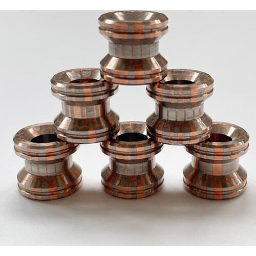 Superconducting Knife Beads Titanium Tail Pendant EDC DIY Titanium Alloy Paracord Bead Bracelet Keyring Zipper New Material