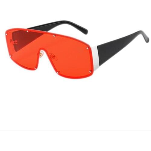 Vintage ocean shades Sunglasses for men and women Big face glasses red men sun glasses