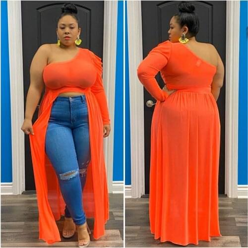 Echoine Summer Sexy One Sleeve One Shoulder Split Long Maxi Dress Women Autumn Party Club Streetwear Vintage Vestidos