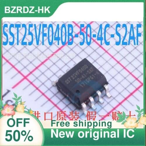2-10PCS/lot SST25VF040B SST25VF040B-50-4C-S2AF SOP8 Memory chip New original IC