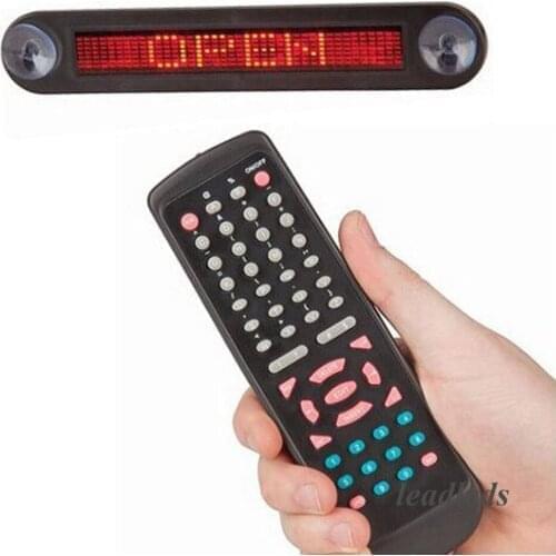 12v Red LED Car Display board Remote LED car sign LED Programmable Message Sign