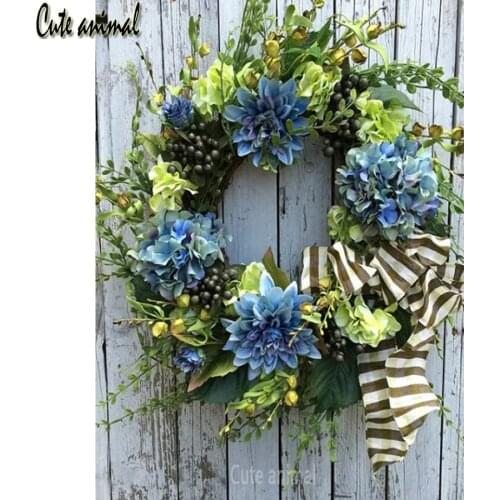 Diamond Embroidery Wreath flower gift Cross Stitch Diamond Painting christmas Full Square round Rhinestones New Arrival decor