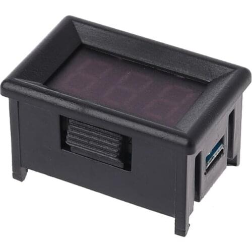 DC 0-100V 0.36" 3-digital Voltmeter LED Panel Voltage Meter For Car Motorcycle A0KE