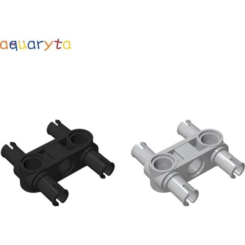 Aquaryta 40pcs Double Bolt Connector Technology Building Block Part Compatible 48989 DIY Assemble Particle Toy for Children