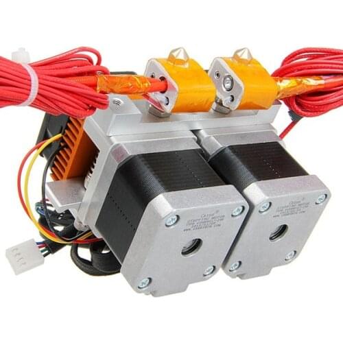 Geeetech 3D Printer Dual Nozzle Extruder Two-color Extrusion Nozzle Kit 12V 3D Printer Parts Accessories for 3D printers