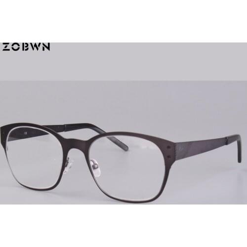 2020 Top sale round optical frames man glasses women full rim gray wine laser line pattern can be put prescription lens myopia