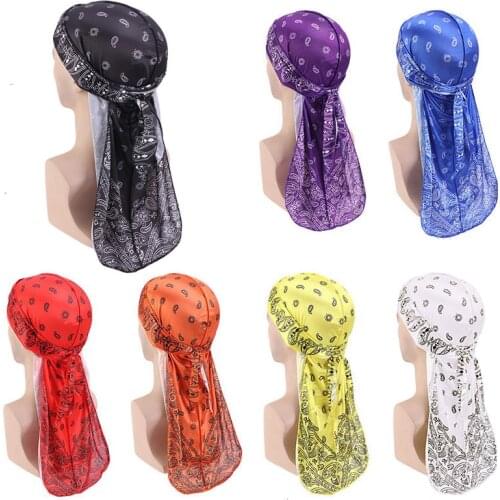 Feather Pattern Muslim Jersey Hijabs Elastic Headband Turban Hair Loss Wrap Pre-tied Bandana Cancer Chemo Hair Bonnet for Women