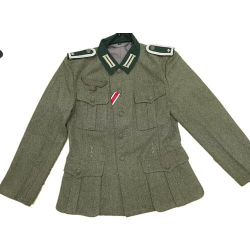 MENS GERMAN CLASSIC WW2 M36 OFFICERS WOOL FIELD MILITARY UNIFORM ARMY CORPORAL TUNIC War Reenactments