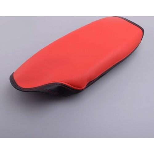 Car Interior Center Console Armrest Lid Cover Trim Leather Protection Pad Red Fit for BMW F30 2014 2015 2016 2017 2018