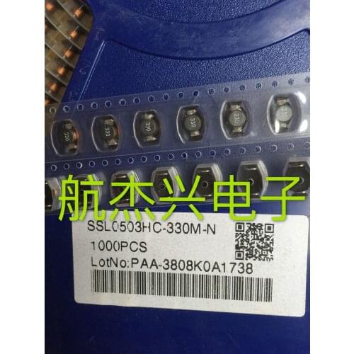 Original new 100% SMD winding power inductor SSL0503HC-330M-N 1813 33UH 8.9*6*5MM