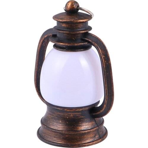 Retro Vintage Kerosene Lamp Horse Lantern Droplights Mini Candle Holder Ornaments Desktop Lamp For Home Decor