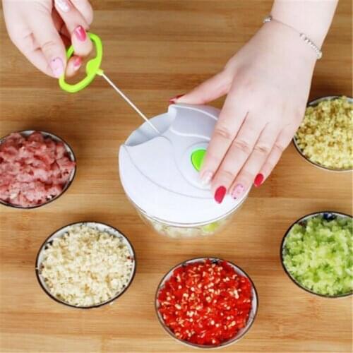 Hand Pull Vegetable Mixing And Pressing Garlic Masher Meat Grinder Vegetable Chopper Manual Multi-Functional Small