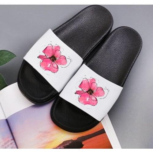 Women Indoor Slippers Flower Lovers Summer Shoes Ladies Soft Female Slides Bathroom sandals Home Slipper Fashion Ladies shoes